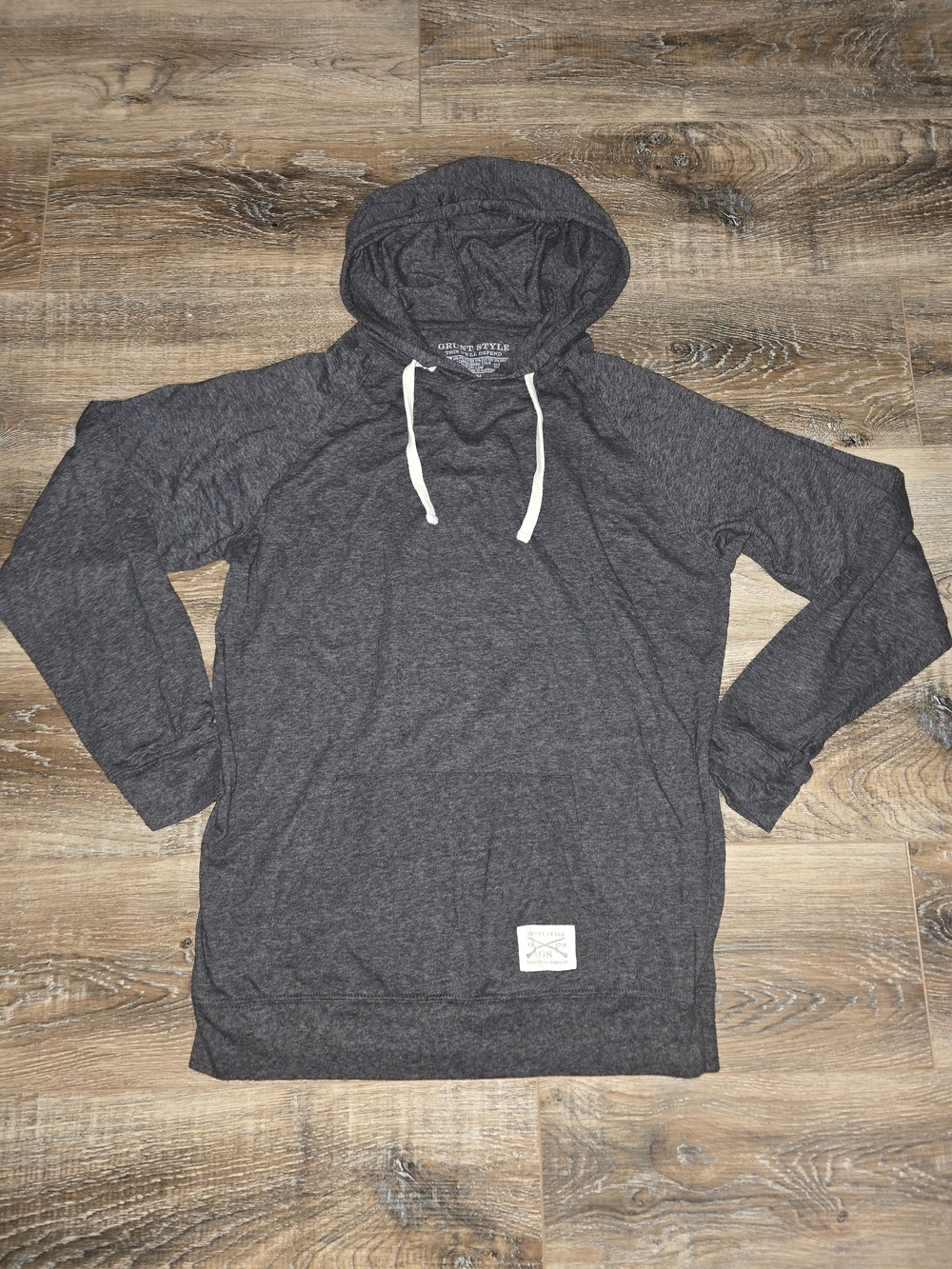 Grunt Style Pullover Hoodie Men’s Medium M Lightweight Dark Gray GS US 1776
